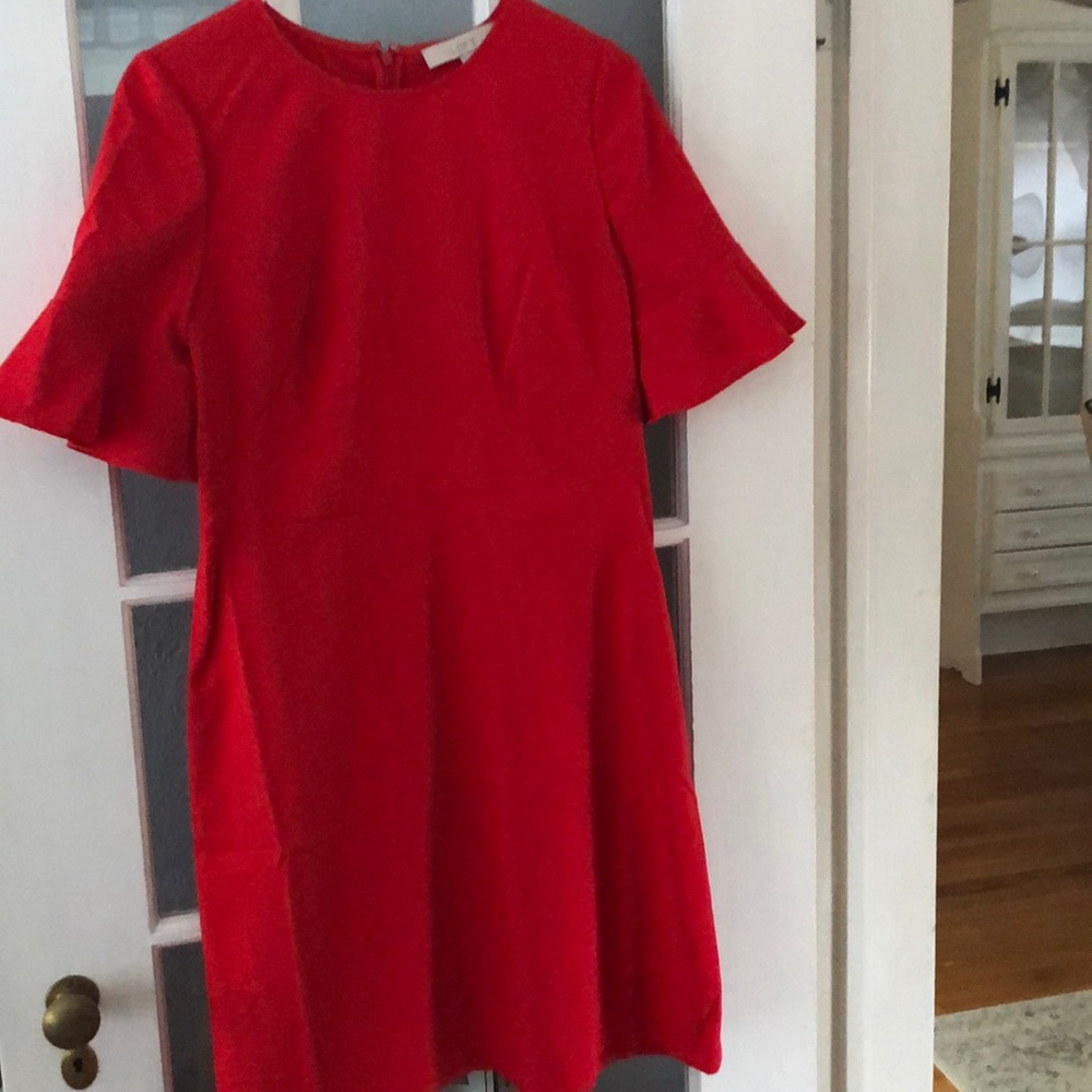 Loft Red Dress